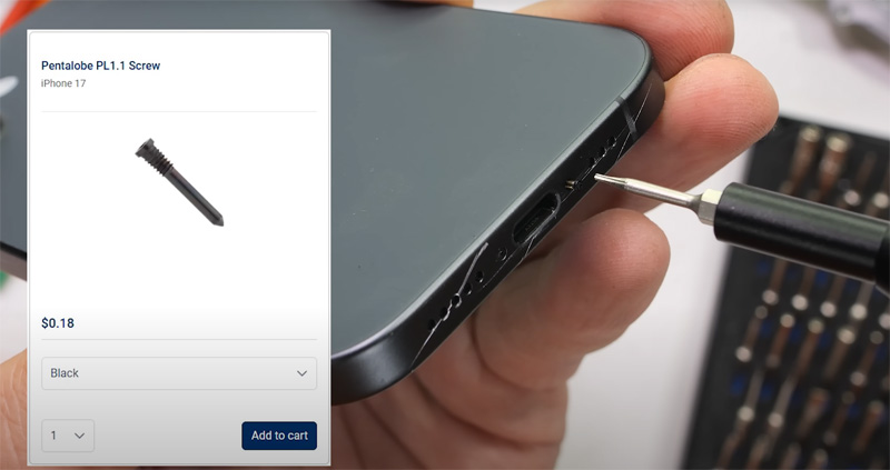 iPhone 17 démontage